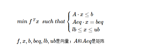 Linprog Matlab Example 基于MATLAB的线性规划:linprog用法_linprog在matlab中的用法-CSDN博客