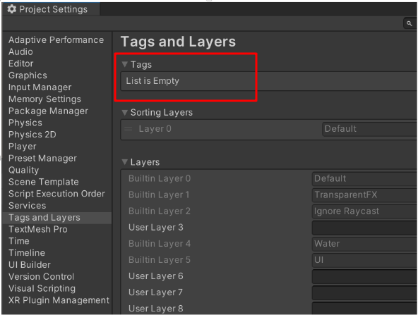 【Unity学习笔记】第十三 · tag与layer（运行时创建tag和layer）_unity tag-CSDN博客
