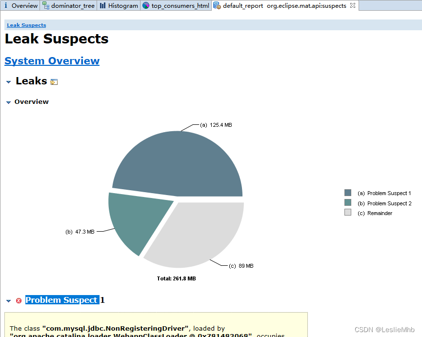 Eclipse Memory Analyzer (MAT) 使用-CSDN博客
