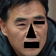 三个mask区域