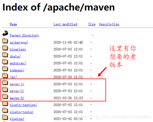 老版本maven
