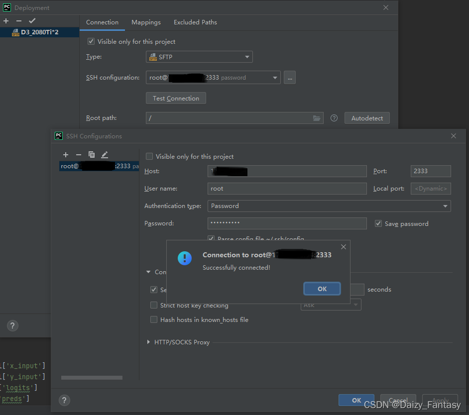 Pycharm远程连接docker容器时SFTP无法连接的问题_pycharm连接docker时ssh成功但是sftp失败-CSDN博客