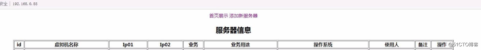 django cmdb增删改查