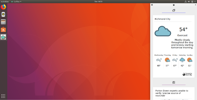 Linux weather