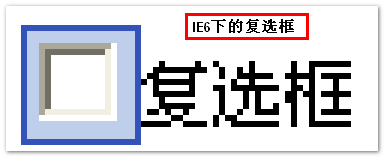 IE6下设置了边框和背景色后