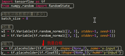白框