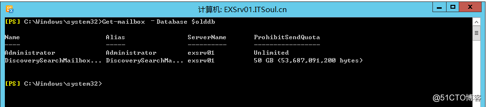 如何删除Exchange 2013默认数据库