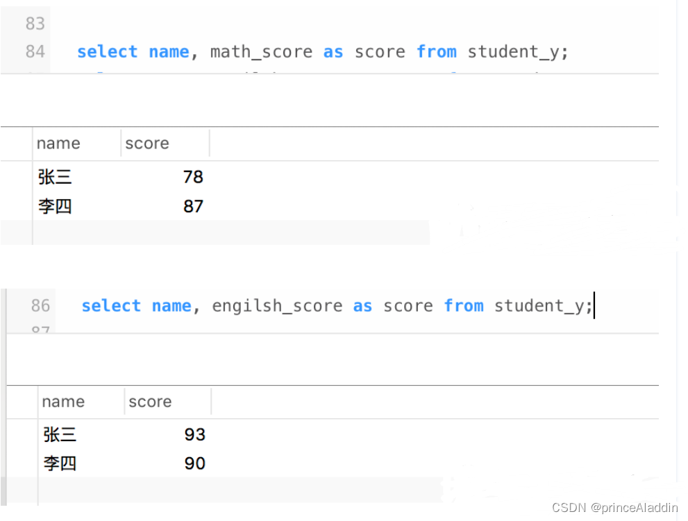 行转列与列转行插图21 在这里插入图片描述