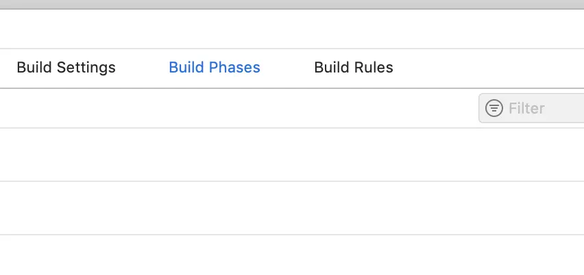 build phases