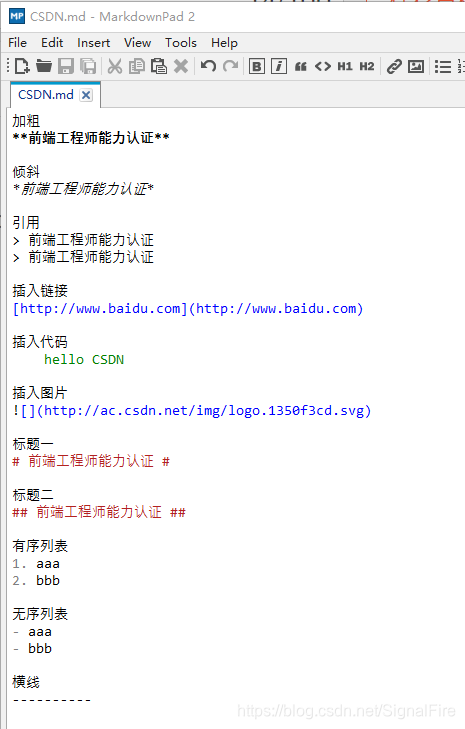 Markdown