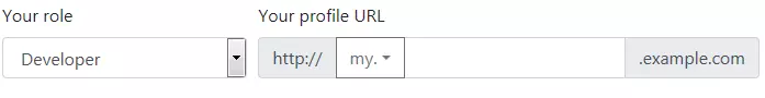 Second row of Bootstrap form component styled using grid classes