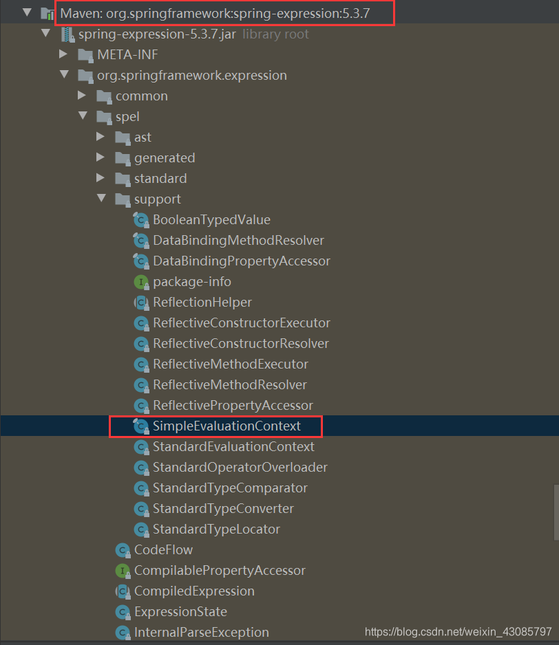 java.lang.NoClassDefFoundError: org/springframework/expression/spel ...