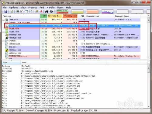 Windows如何使用jstack跟踪异常代码