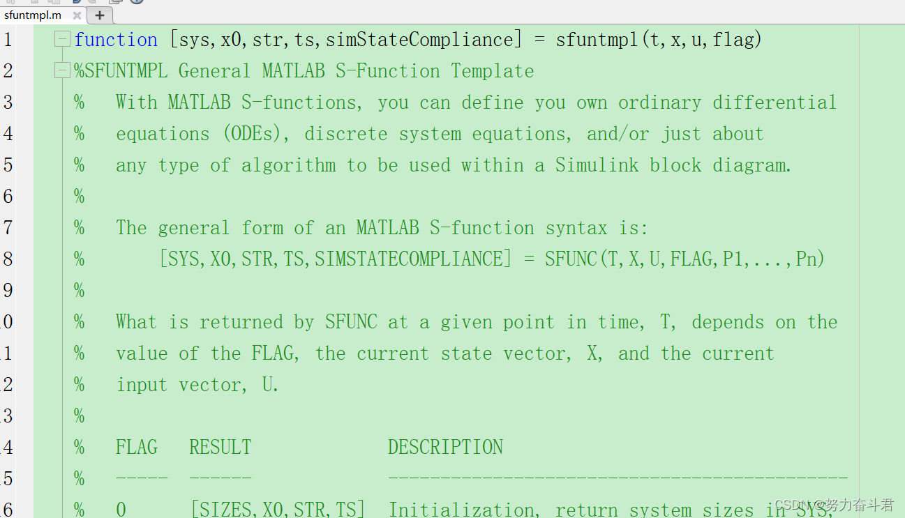 Visual Studio Matlab Sfunc Example Matlab/Simulink中模块S-Function的解释以及应用_edit sfuntmpl-CSDN博客