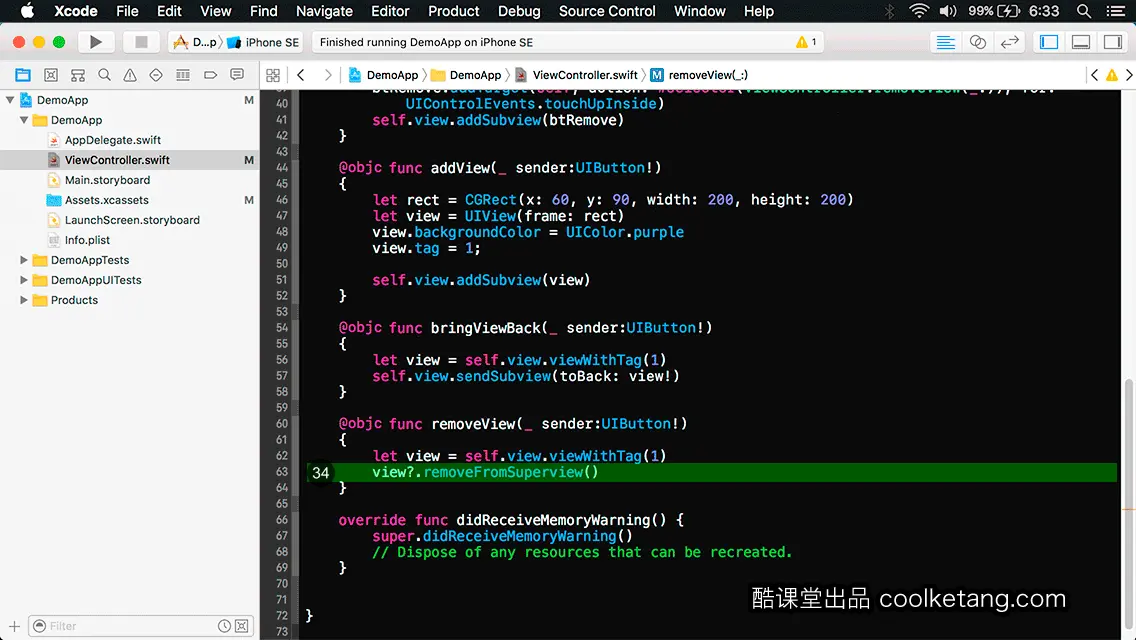 互动教程 for Xcode9 & Swift4-酷课堂