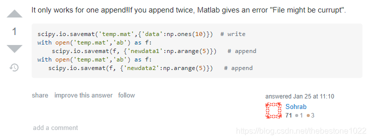 Python Savemat 使用 python 处理 mat 文件_sio 写mat 追加-CSDN博客