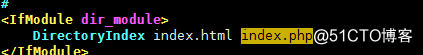 apache与PHP结合，apache默认虚拟机