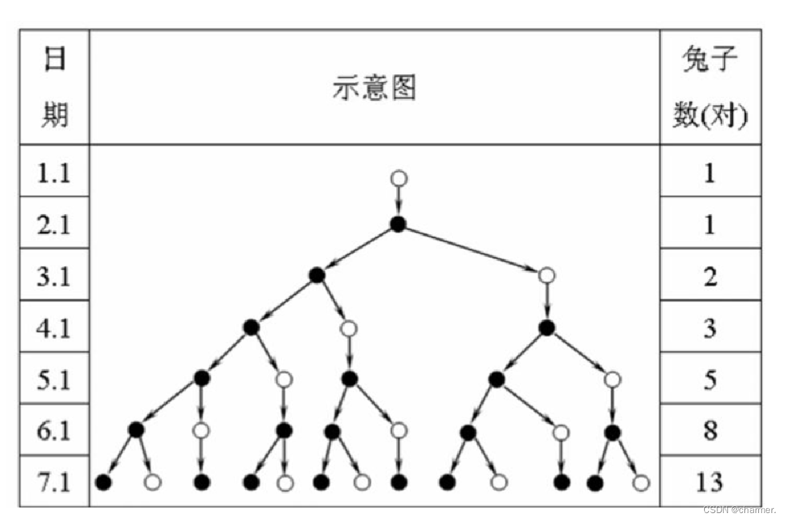 斐波那契数列问题_有一对刚出生的兔子,一个月后长成大兔子-CSDN博客