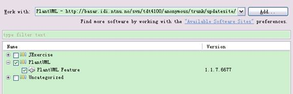 图 1. 下载安装 PlantUML 插件