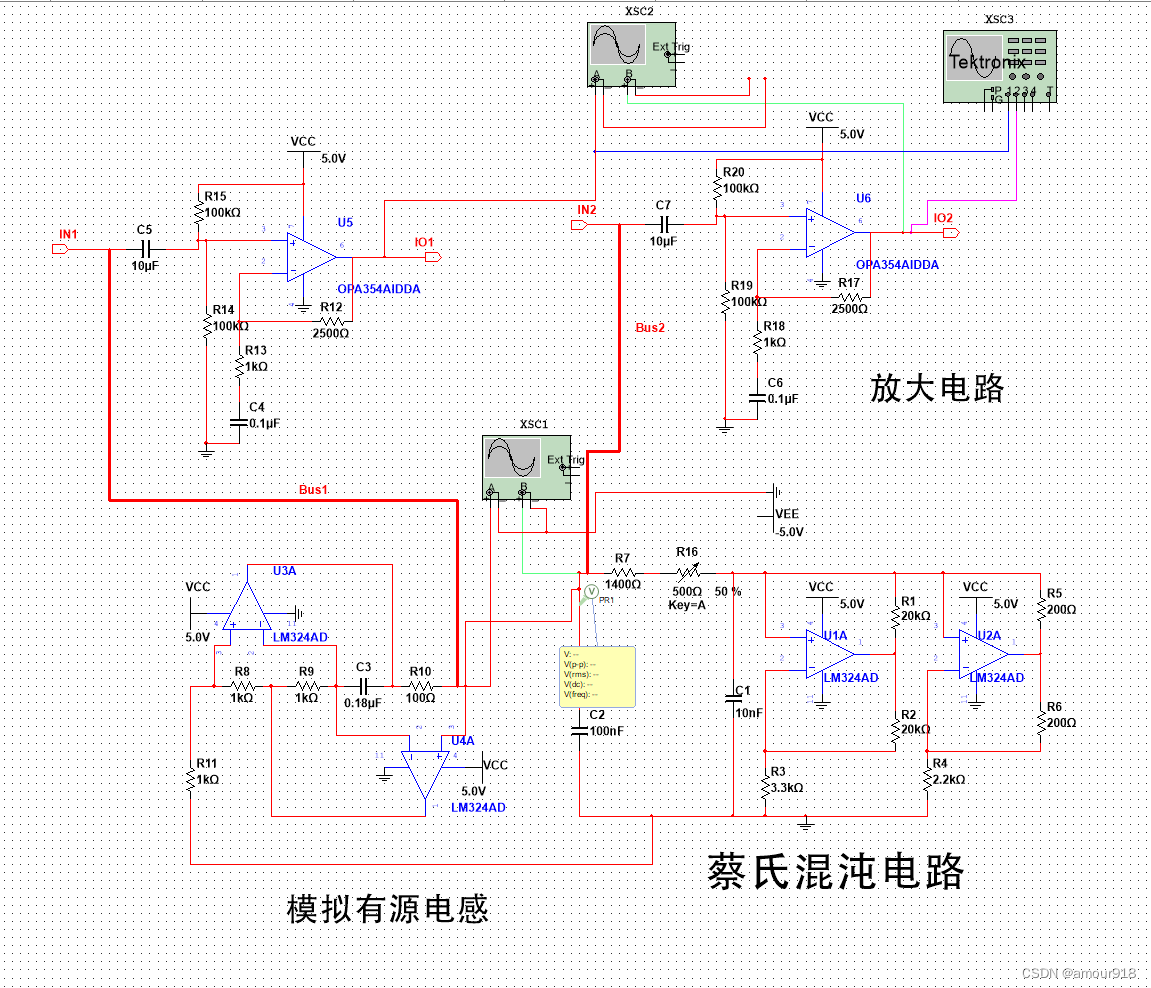 蔡氏电路-混沌信号（22年TI杯D题复现）_混沌信号2022年d题-CSDN博客