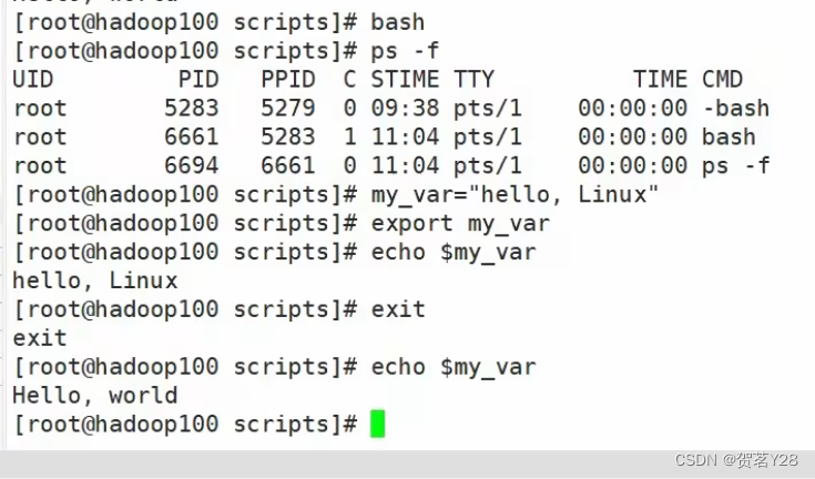 Pidi Shell shell脚本中的变量_shell查看机器上进程 pid ppid含义-CSDN博客