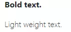 Bootstrap utility classes: font-weight