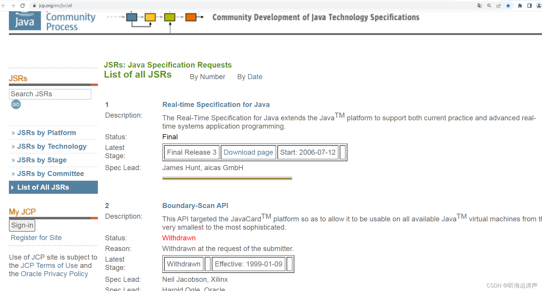 java的JSR、JCP访问地址_jsr地址-CSDN博客