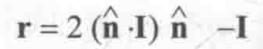 反射方向公式