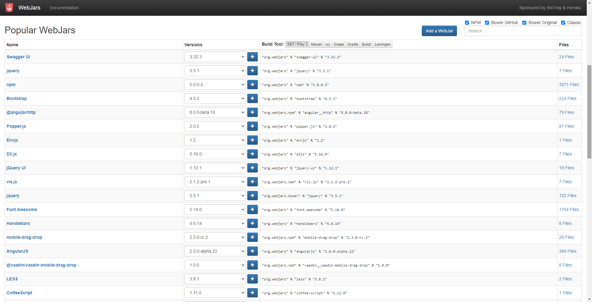 WebJars