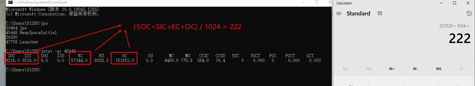 查看某进程内存使用情况