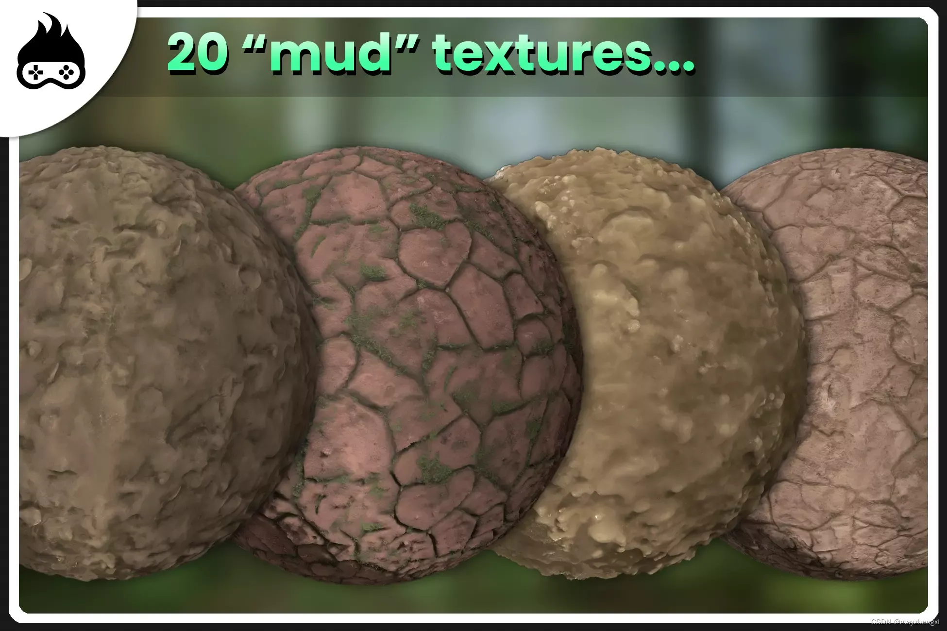 110 Realistic Forest Environment Textures Grass(110+真实的森林环境纹理--草、泥土等 ...