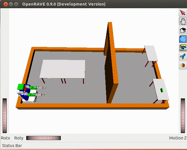 A* applied with 8 connect and euclidean heuristic function.