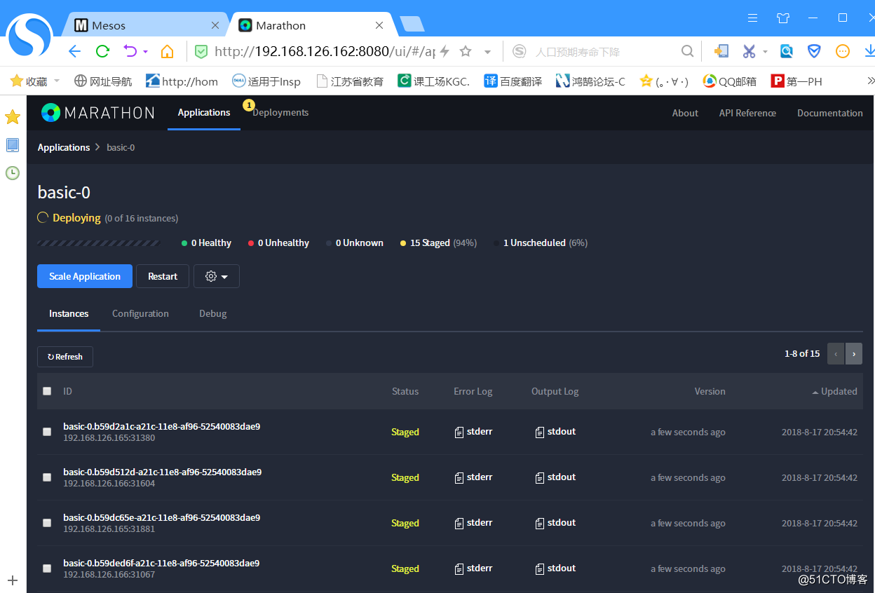 在CentOS7上配置Marathon+Mesos+Docker实战