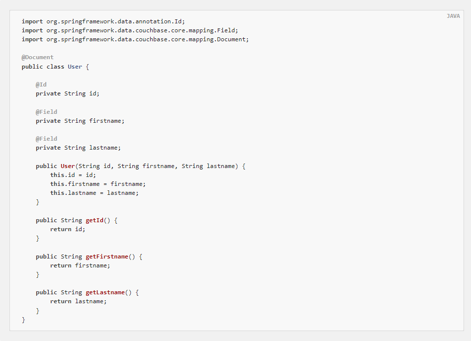 Spring Data Couchbase教程二