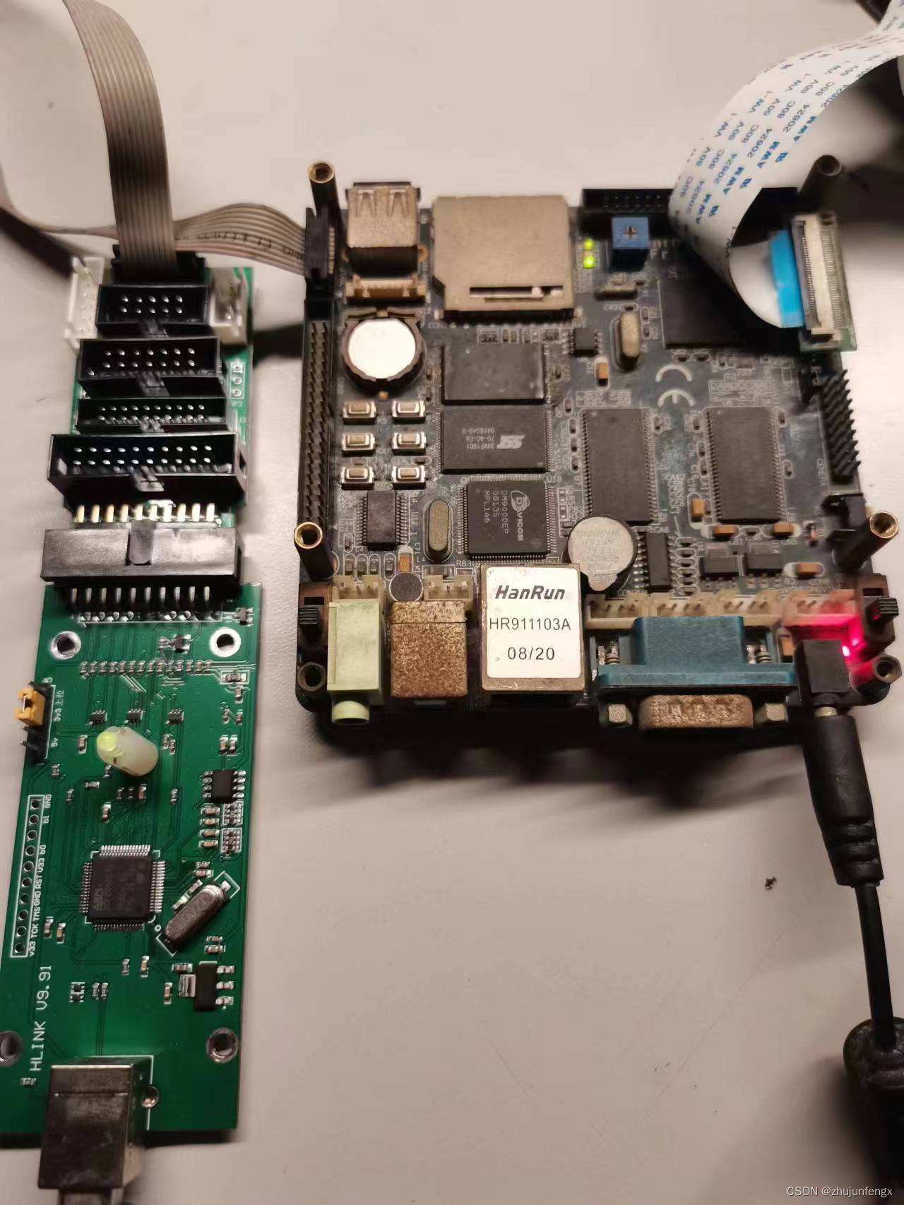 烧录程序之后的照片