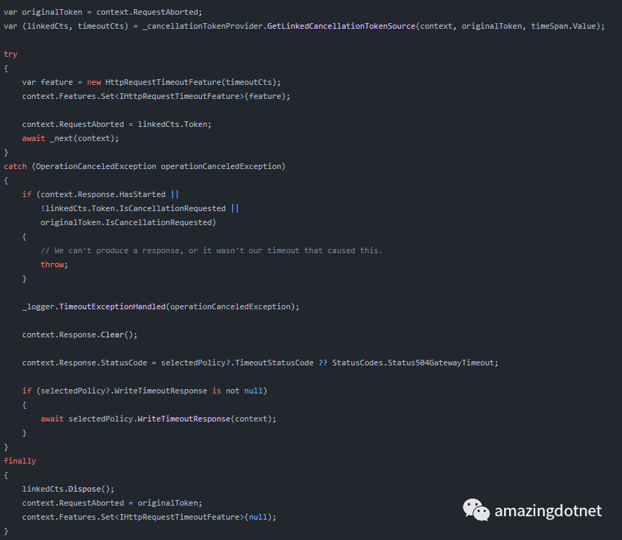 Timeout Text asp.net 8 中的 RequestTimeoutsMiddleware_