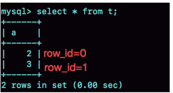 图2 row_id用完的效果验证