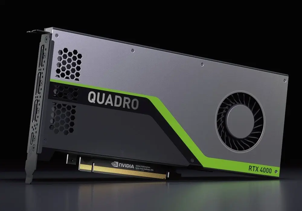 “Quadro RTX 4000”于2018年11月14日发布，估计市场价格约为900美元