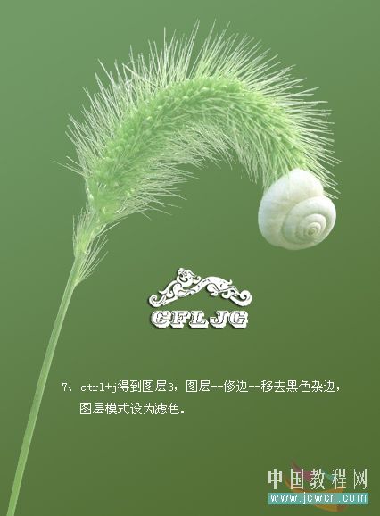 Photoshop通道结合图层模式抠狗尾巴草 