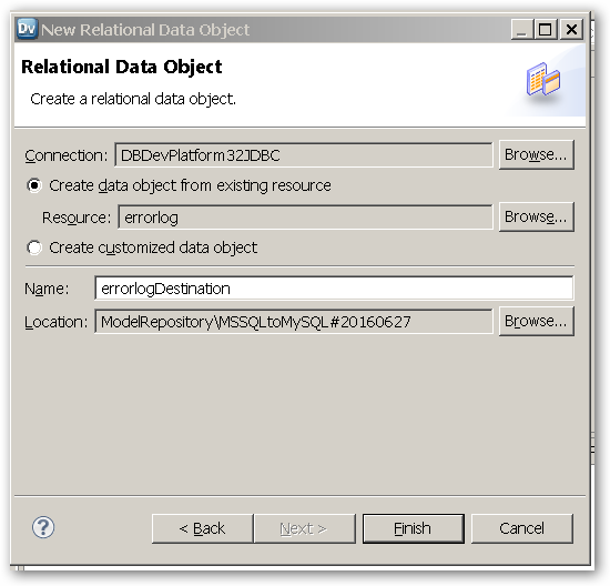 RelationalDataObject - Completed
