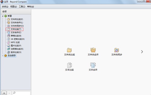 选择文本比较按钮