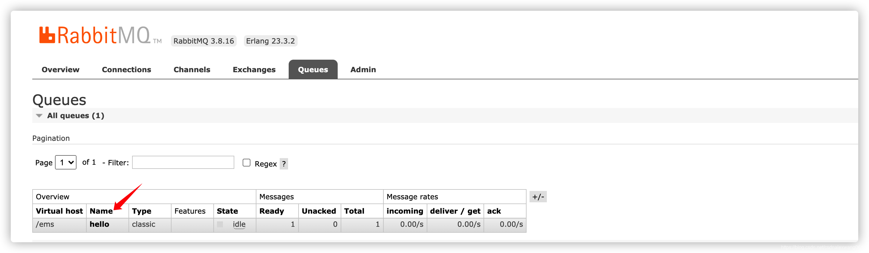 消息队列消息变化