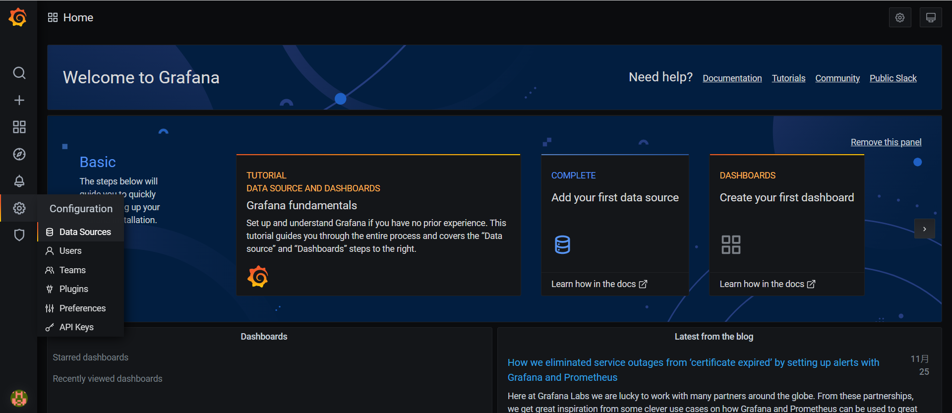 Grafana-AddDataSource