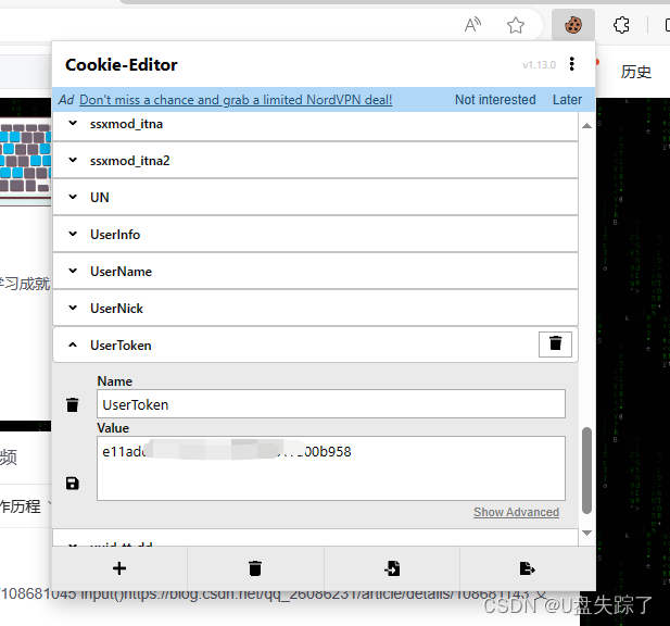 Cookie editor Cookie CSDN Cookie editor Cookie CSDN