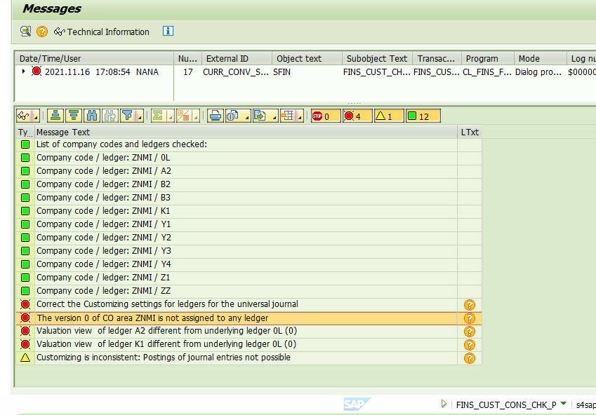 SAP MM MIGO 411K 报错 - Correct the Customizing settings for ledgers –