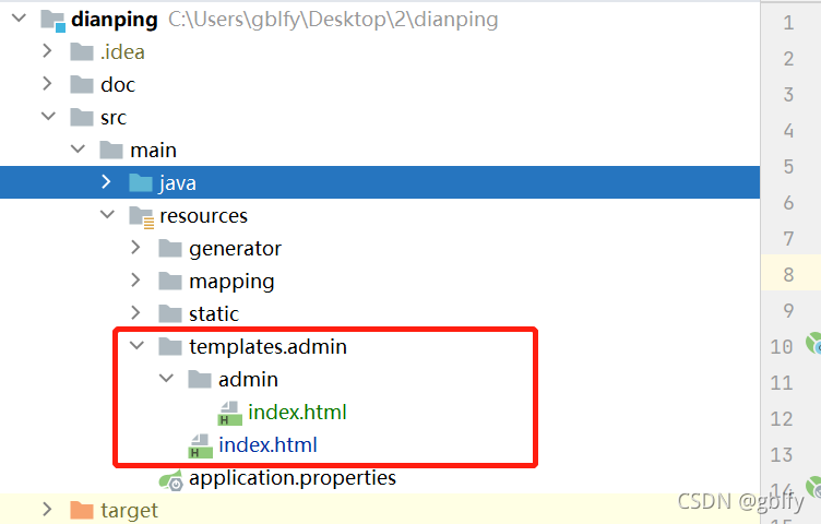 Thymeleaf Error resolving template [index],template might not exist or ...