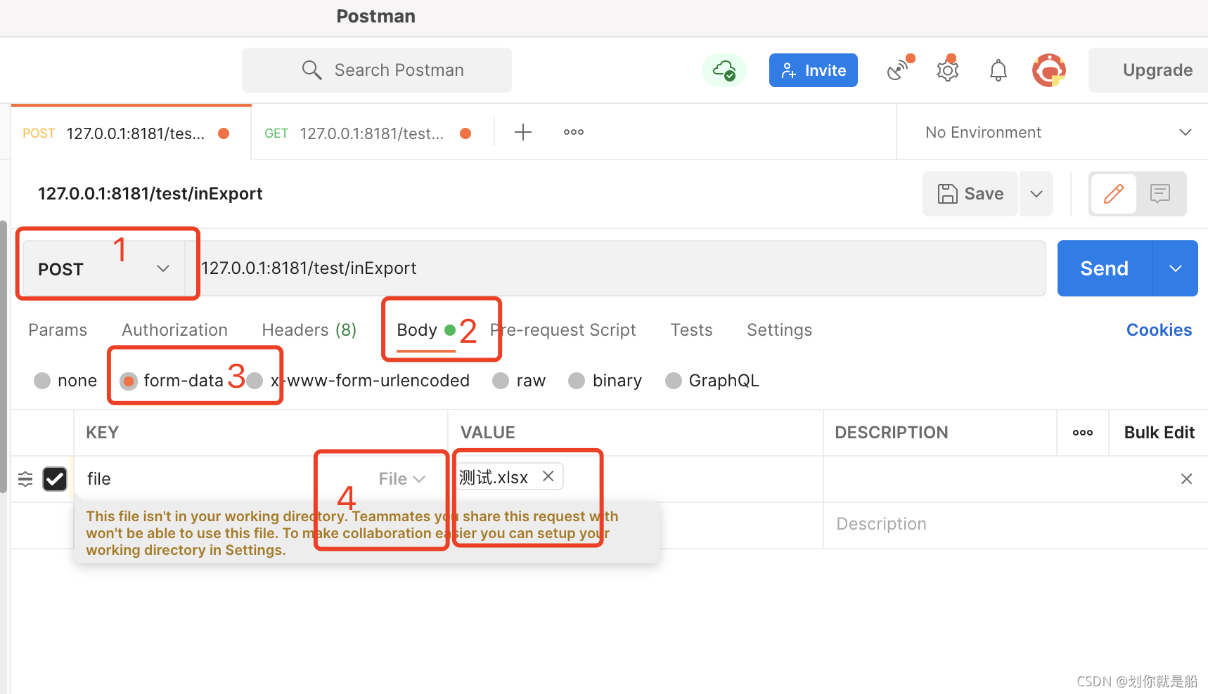 Postman测试导出导入Excel教程_postman测试excel导入-CSDN博客