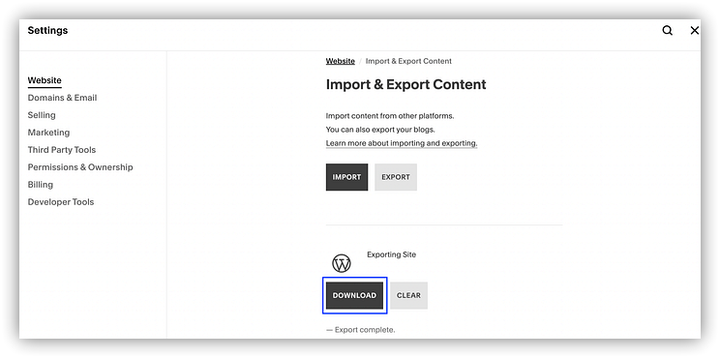 如何轻松将Squarespace网站迁移到WordPress_建站_04