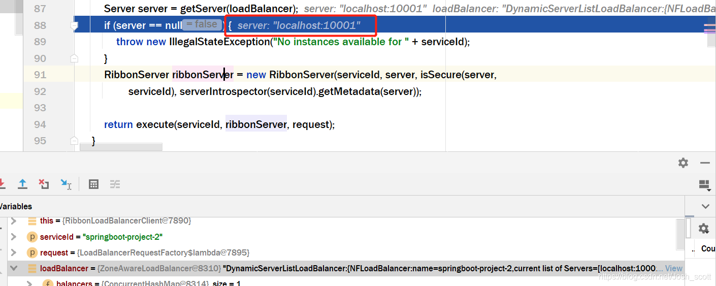 getServer()