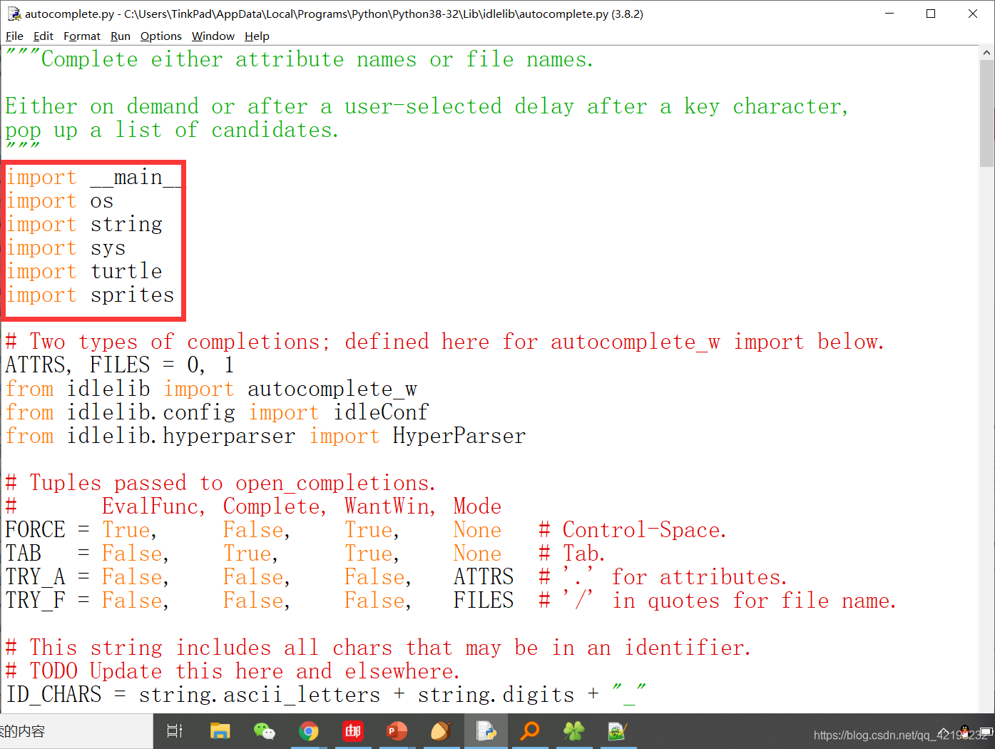 Python自带编辑器IDLE开启代码自动提示_idle提示-CSDN博客